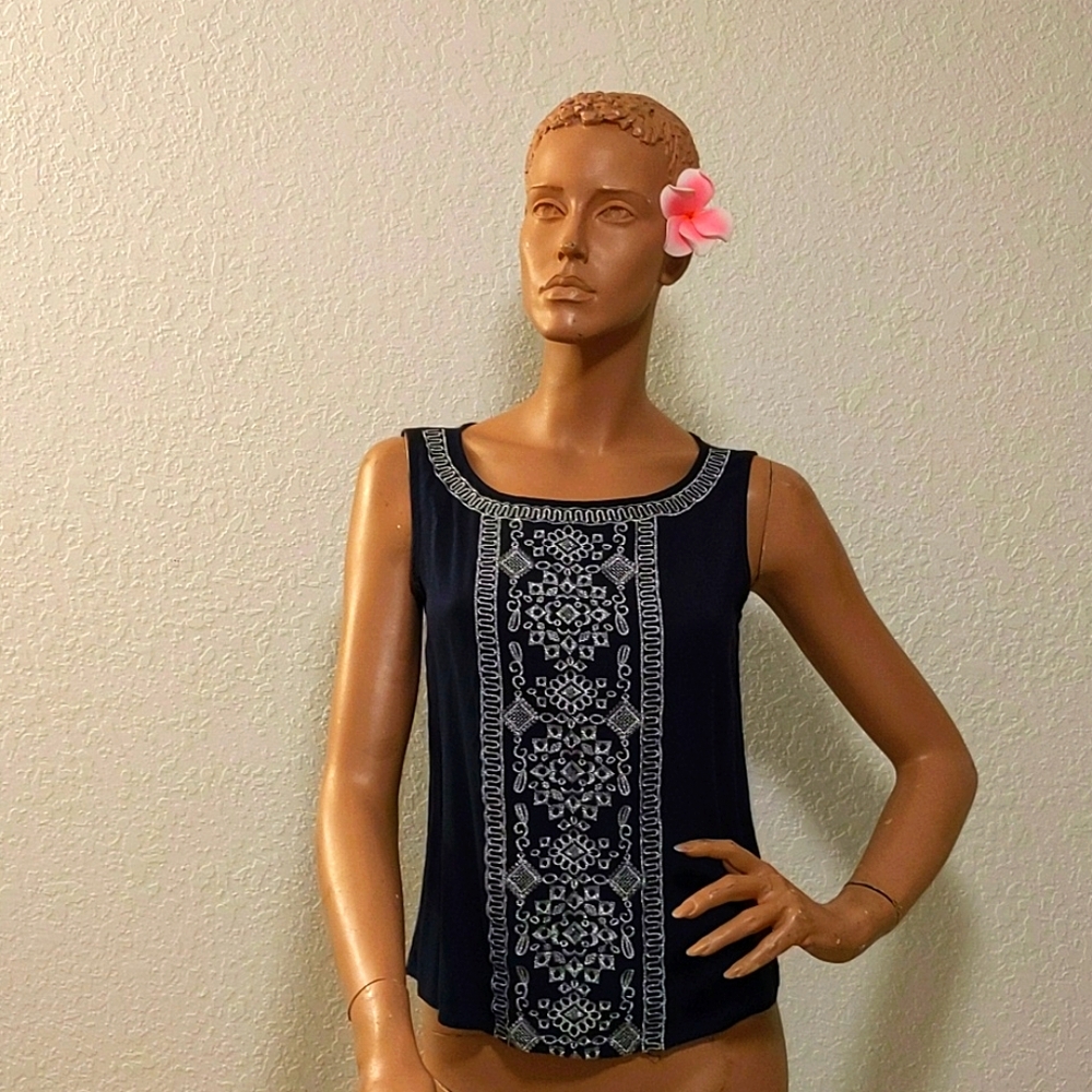 Andrée Blue Dark Blue Tank Top